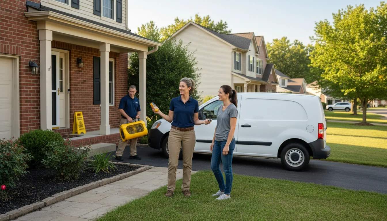 Residential water damage restoration in Bala Cynwyd, PA